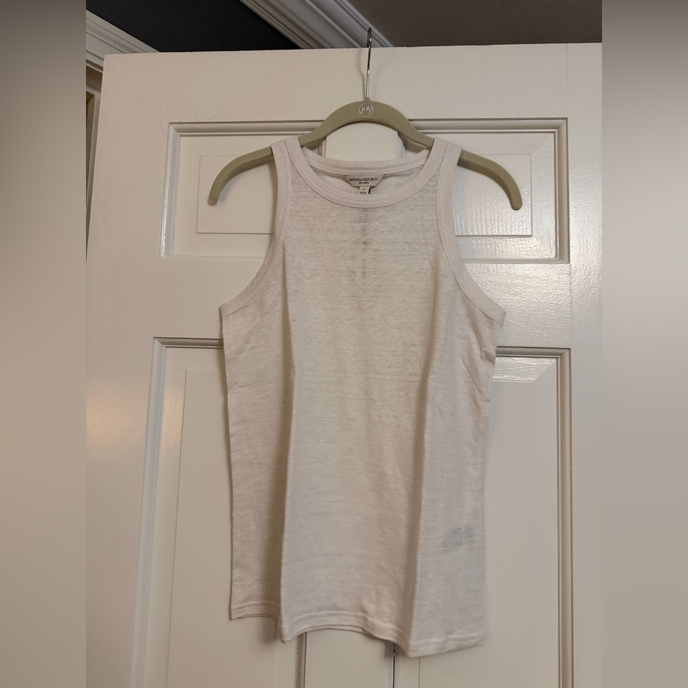 Banana republic linen tank top